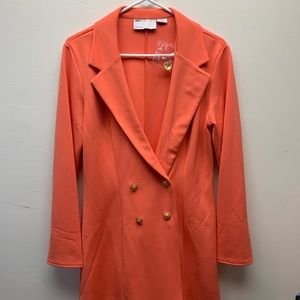 New Asos Orange Blazer/Jacket